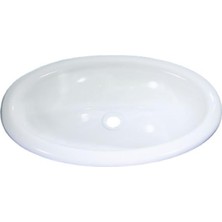 Comet Karavan Banyo Lavabo Elips 380X200 mm Polistiren Mini Lavabo