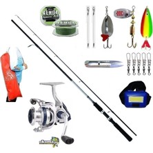 Okuma ARIA-4000A Daiwa Sweepfire 210CM 10-30GR Turna Spin Olta Takımı Seti
