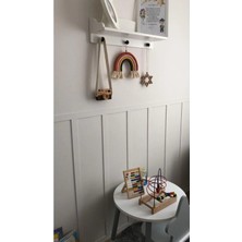 Buççin Online Mağaza  Boyanabilir Dekoratif Duvar Çıtası 10 cm Genişliği 10'lu Set Ahşap Beyaz