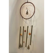 Buççin Online Mağaza  Deprem Zili Çanı Duvar Rüzgar Çanı Zili Feng Shui Ejderha Yılı Metal Wu Lou Kabak Dream Catcher Budh