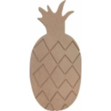 Buççin Online Mağaza  Boyanabilir Ahşap Ananas K297 Akrilik Kahverengi