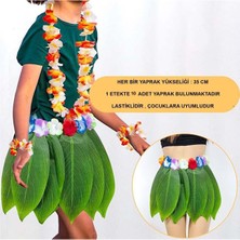 Ozka Concept Tropikal Esintili Hawaii Yapraklı Parti Eteği Çocuk Boy