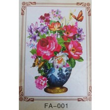 Buççin Online Mağaza  Duvar Dekoru 3D FA-001 30CM x 40CM FA-001 ( 2 Adet ) Ahşap Çok Renkli