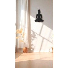 Buççin Online Mağaza  Lazer Kesim Metal Duvar Dekoru, Buda 40 cm Çok Renkli Araba