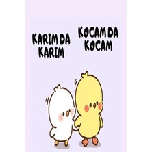 Buççin Online Mağaza  Ahşap Karımda Karım Kocamda Kocam Duvar Poster Ahşap Çok Renkli