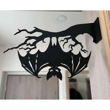 Buççin Online Mağaza  3D Ters Asılı Yarasa Kapı Duvar Dekoru Siyah Belirtilmemiş