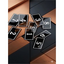 Buççin Online Mağaza  Plexi Kapı Numarası Akrilik Siyah