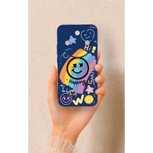 Vip Case Honor Magic 8 Lite Uyumlu Happing Smile Desenli Silikon Kılıf