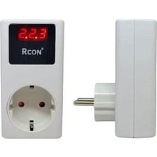 Rcon Rcv-02 Prizmatik Tasarım Ayarlanabilir Voltaj ve Akım Koruyucu Priz