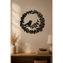 Buççin Online Mağaza  Kuş Temalı Duvar Dekorasyon Figürü Çocuk Odası Oturma Odası Oturma Odası Ofis Hediyelik 30CM Siyah P