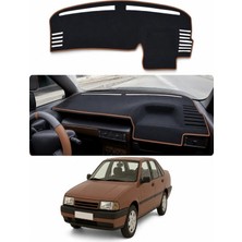 E-BİZ Fiat Tempra Analog (1990-1998) Uyumlu Torpido Koruma Örtüsü Oto Kılıfı Siyah - Taba