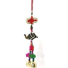 Buççin Online Mağaza  Deprem Çanı Rüzgar Zili Feng Shui Koruyucu Metal Çanlı Mistik Düğümlüel Işi Metal Tavuskuşu Metal Ço
