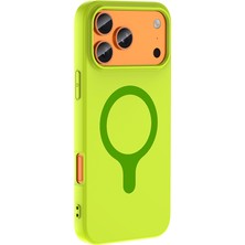 Cepustik Telefon Aksesuarları iPhone 17 Pro Max Kılıf M-Safe Şarj Özellikli Aris Silikon Kılıf