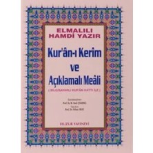 Aknca Kuranı Kerim ve Açıklamalı Meali Bilgisayar Hatlı Cami Boy