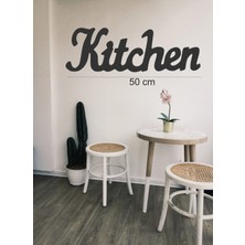 Buççin Online Mağaza  Kitchen Duvar Yazısı Mutfak Dekorasyonu Ahşap Mdf Ahşap Siyah