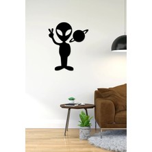 Buççin Online Mağaza  33X40 cm Selam Dünyalı Duvar Panosu Ahşap Siyah