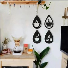 Buççin Online Mağaza  Kahve Duvar Dekoru Plastik Siyah