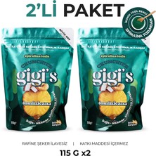 Gigis Food Bal Glazeli Spirulina Tozu Kaju, Ananas ve Hindistan Cevizli Atıştırmalık - Kuruyemiş ve Kuru Meyveli 2'li Paket