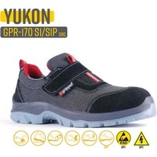 Gripper GPR-170 S1 Kompozit Burunlu Kırmızı Siyah Renk Iş Ayakkabısı