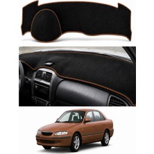 E-BİZ Mazda 626 (1998-2000) Uyumlu Torpido Koruma Örtüsü Oto Kılıfı Siyah - Taba