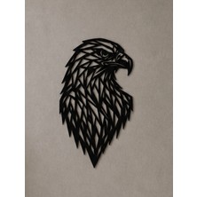 Buççin Online Mağaza  -Béşiktàş- Kara Kartal Fanatiklere Futbol Severlere Özel Duvar Figürü 30 cm (Hediyelik) Siyah Polyes