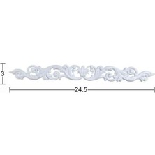 Buççin Online Mağaza  Bükülebilir Esnek Aplik 24,5X3CM Ea-19 Plastik Beyaz