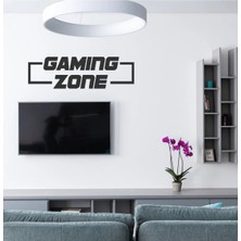 Buççin Online Mağaza  Gaming Zone Ahşap Mdf Duvar Dekorasyonu Ahşap Siyah