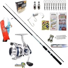 Okuma ARIA-4000A Daiwa Sweepfire 210CM 10-30GR Kıyı Spin Olta Takımı Seti