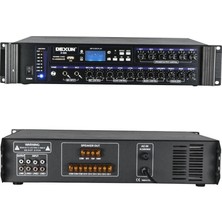 Dexun D-500 350-700 Watt Hat Trafolu 6 Bölgeli Zonlu Anfi USB Girişli 100 Watt Güç