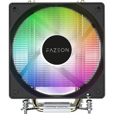 Fazeon A3120TRA 12CM Rgb Kule Tipi Siyah Islemci Sogutucu