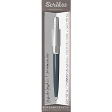 Scrikss 78 Tükenmez Kalem Lacivert 138 mm 14,50 gr Ölçülerle Kaliteli Yazım Deneyimi
