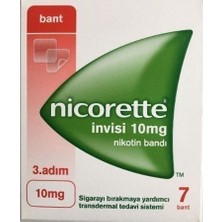  ınvisi 3.adım10 mg nikotin bandı 7bant