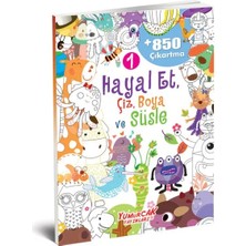 Aknca Hayal Et-Çiz-Boya-Süsle 850 Çıkartma -1
