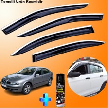 Friemats Seat Leon Mügen Cam Rüzgarlığı Abs Nikelaj Krom Cam Rüzgarlığı 1998-2005 + Ebrayn Lastik Parlatıcı