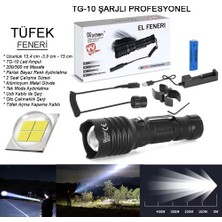 Aknca Tg-10 Şarjlı Profesyonel Feneri WT-620
