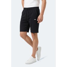 Slazenger Kasey Erkek Pamuklu Siyah Şort