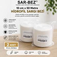 Teksomed Hidrofil Sargı Bezi 10CMX50METRE (2 Adet)