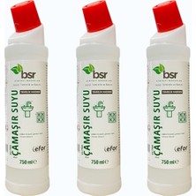 Efor Yoğun Kıvamlı Çamaşır Suyu 750 ml 3'lü Ekonomik Paket Banyo ve Wc Temizleyici