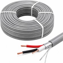 Koodmax 50 Metre - Cctv Kablo - Güvenlik Kamera Kablosu - 2+1 0.22MM