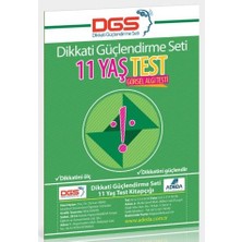 Adeda Yayıncılık Adeda DGS 11 Yaş Görsel Algı Testi Osman Abalı 9 - 12 Yaş Dikkat & Zeka Geliştirme Kitabı