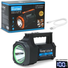 Aknca LED Şarjlı El Feneri 25W WT-417