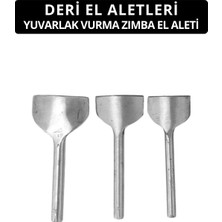 Dopar Yarım Yuvarlak Deri Kesme Aletleri 25 mm