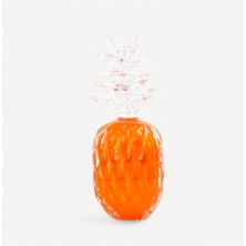 Onemay Ananas Desen Büyük Dekoratif Obje