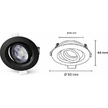 Cata Lal LED Spot 7W Günışığı 3200K Sıva Altı Gömme Spot Aydınlatma