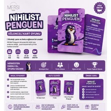 Mersi Shop Nihilist Penguen Eğlenceli Kart Oyunu | Strateji ve Parti Oyunu 3-8 Kişilik Yerli Üretim