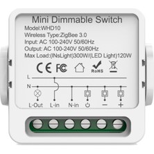 bilteknik Tuya Zigbee Akıllı Dimmer Anahtar Modülü 16A  Google Home ve Alexa Uyumlu