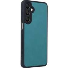 Alvera Collection Galaxy M15 Kılıf Aras Deri Kapak - Açık Yeşil