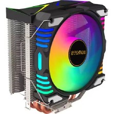 Strong ST-400A 12CM Rainbow 4 Bakir Kule Tipi Islemci Sogutucu