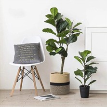 Empressco Dekoratif Jüt Hasır Saksılık Havluluk Organizer 20X20 cm