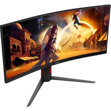 Aoc CU34G4 34 Inc  180Hz 0.5ms HDMI Dp Adaptive Syc Freesync Premium HDR10 Uwqhd Fast Va Curved Gami